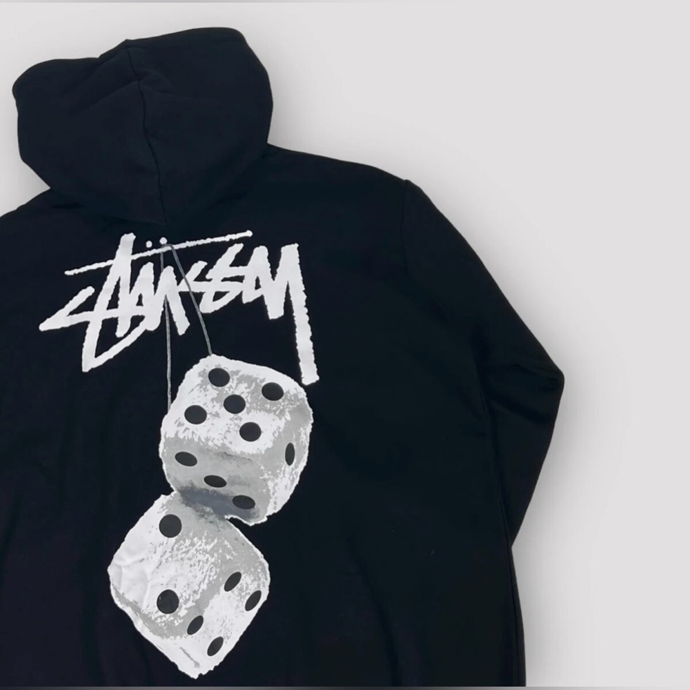Stussy Dice Hoodie Mens Size XL - New - Picture 2 of 9